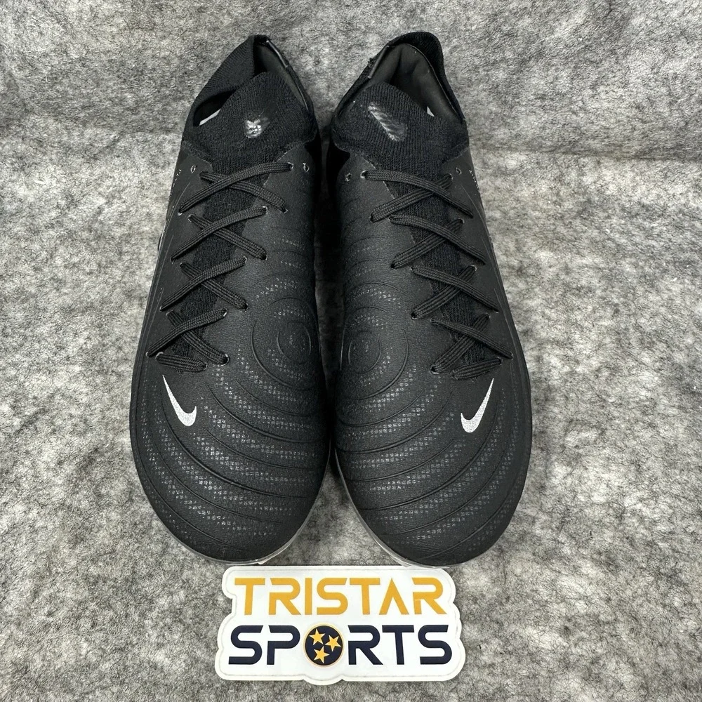 Nike Phantom GX 2 Pro FG Soccer Cleat Mens Size 7.5 Black Silver FJ2563-001